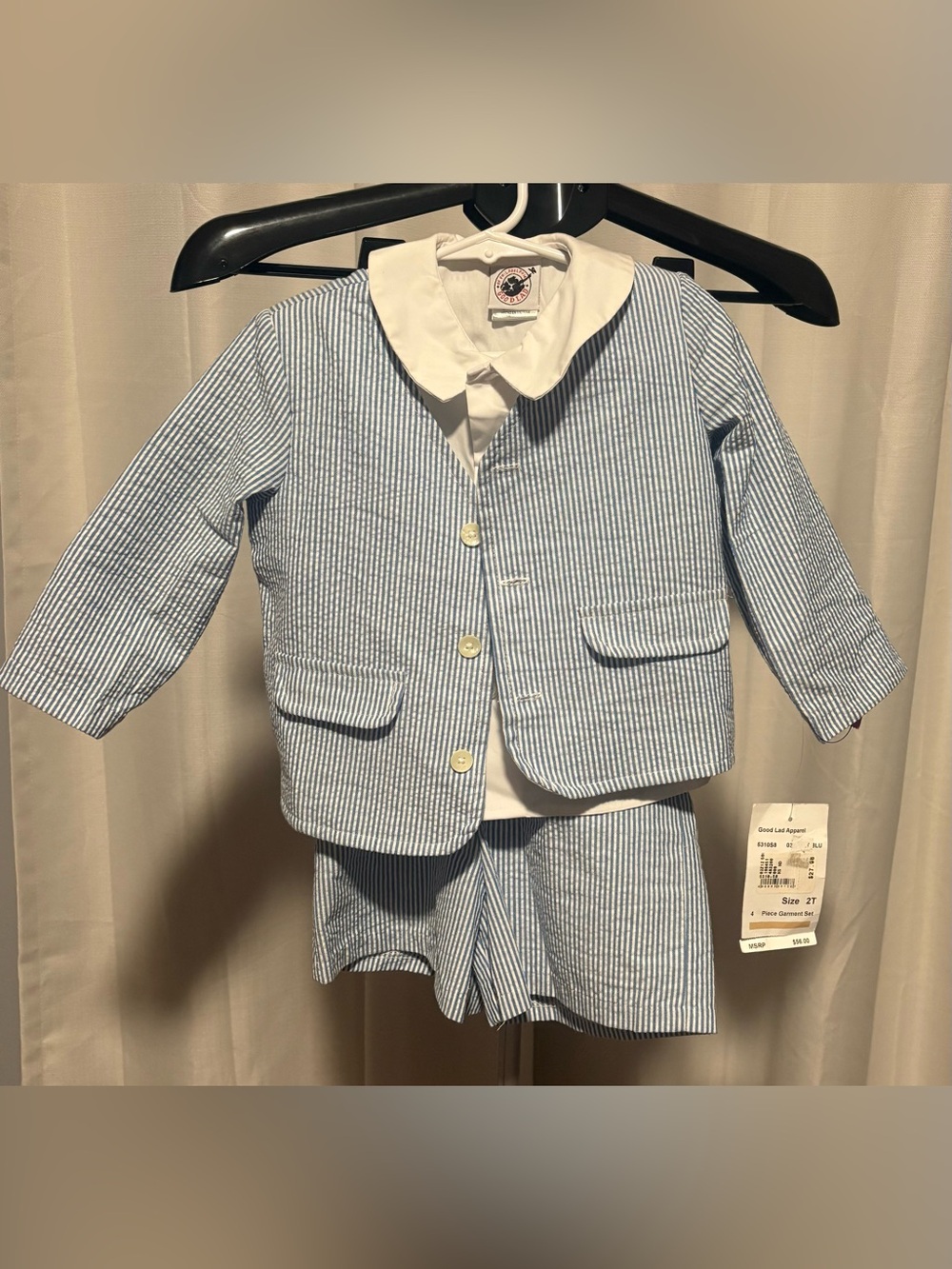 Vintage Good Lad of Philadelphia 3 Piece Suit Size 2T NWT